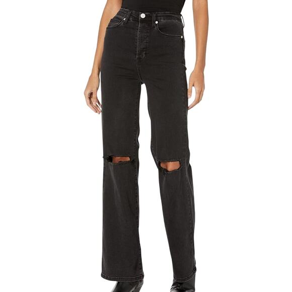 BLANKNYC Rib-cage Wide Leg Ripped Pant Jeans, Size 26, New with Tag MSRP $108 - Picture 2 of 10